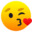 Blowing-kiss